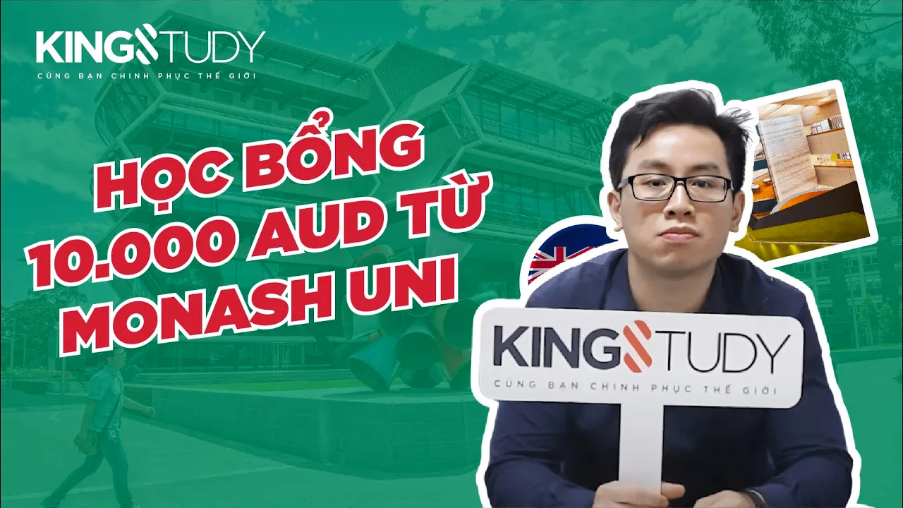 CHỦ NHÂN HỌC BỔNG 10.000 AUD TỪ MONASH UNIVERSITY - TRẦN LÊ QUÂN