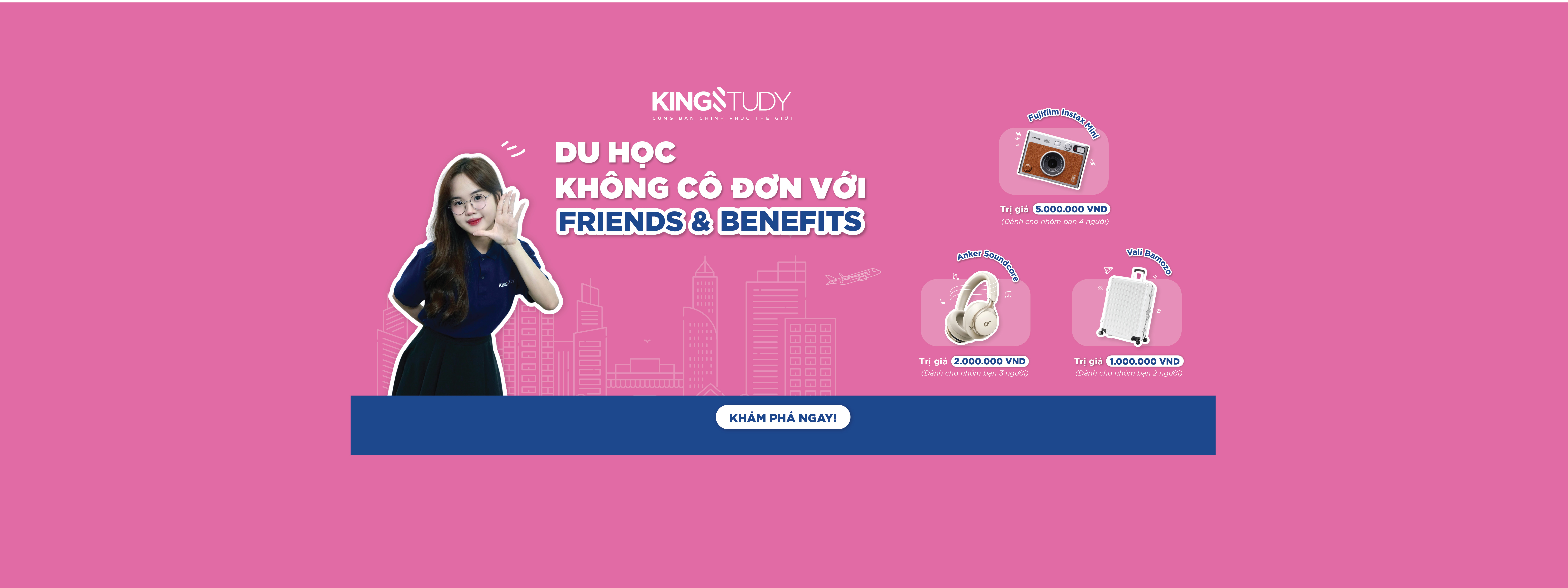 DU HỌC KHÔNG CÔ ĐƠN VỚI FRIENDS & BENEFITS